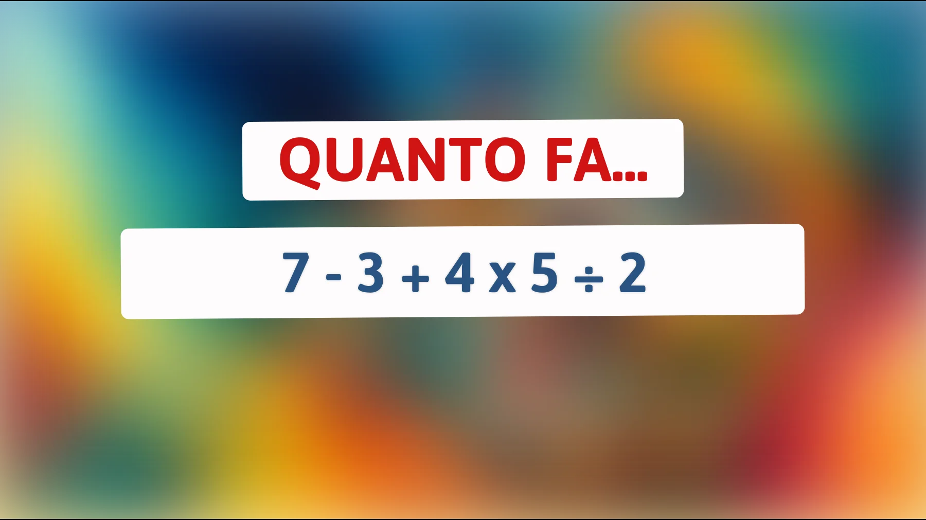 "Svelato il segreto matematico che solo i geni sanno risolvere: riesci a rispondere a questo enigma?""