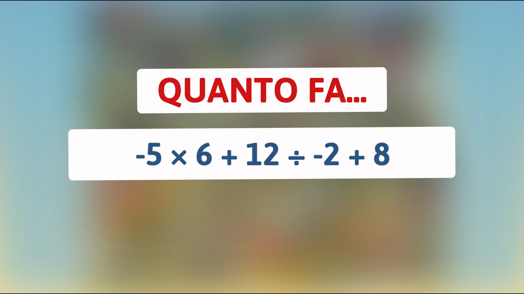Il rompicapo matematico che solo il 2% delle persone riesce a risolvere: accetterai la sfida?"